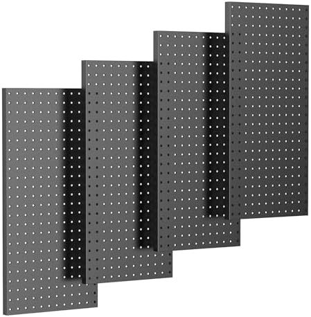 TORACK 4-Pack 12x24 inch Metal Pegboard Panels by TORACK