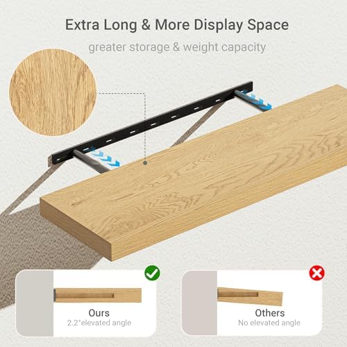 Vivelove Single Floating Shelves 36x10” Set of 1 - Image 4