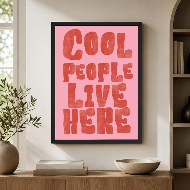 InkFlow Posters Cool People Live Here Canvas Poster - Image 6