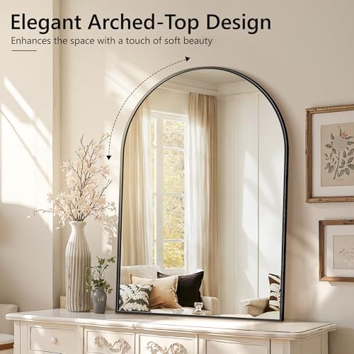 Arched Bathroom Mirror for Wall - Image 4