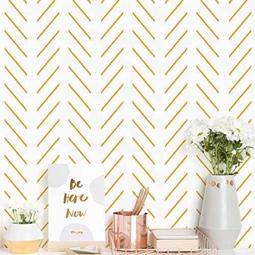Orainege Peel and Stick Wallpaper Yellow and White Contact Paper by Orainege