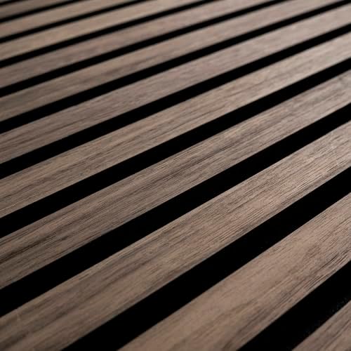 MSI Tawny 9.5in. x 120in. MDF 3D Fluted Acoustic Wood Slat Wall Panel - Image 7