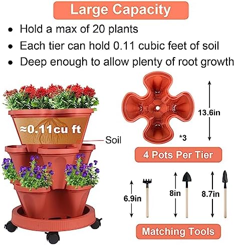GameXcel Vertical Planter Tower - Image 5