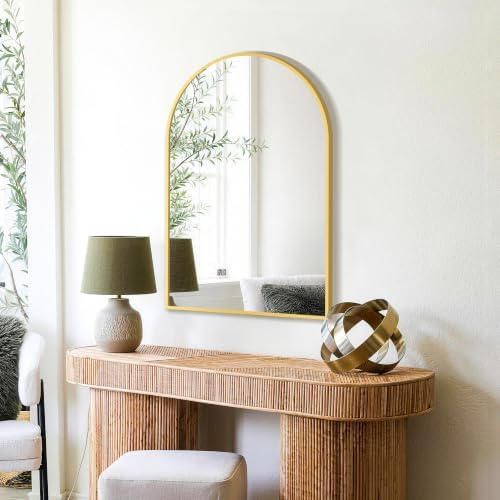 FICTOR 20" x 30" Arched Bathroom Vanity Mirror - Image 5