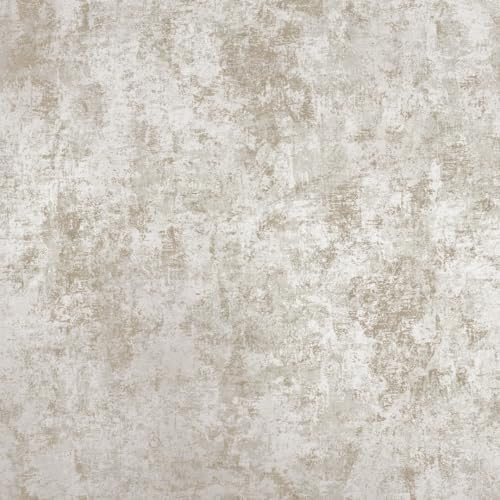 Tempaper Metallic Pearl Distressed Gold Leaf Removable Peel and Stick Wallpaper by TempaperCo