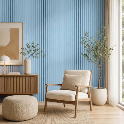 3D Wall Panels, Wood Grain Wall Covering, 19.7" x 118.1" - Image 2