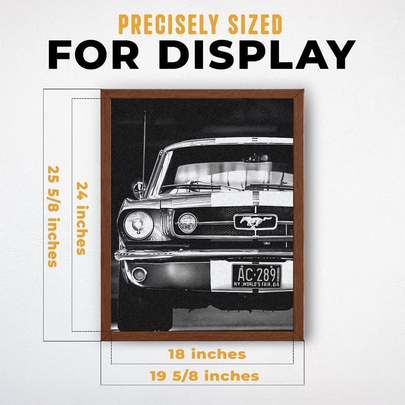 InkFlow Posters Vintage Car Photography Canvas Poster - Image 3
