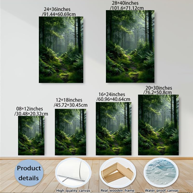 Serene Landscape Canvas Wall Art - Image 5