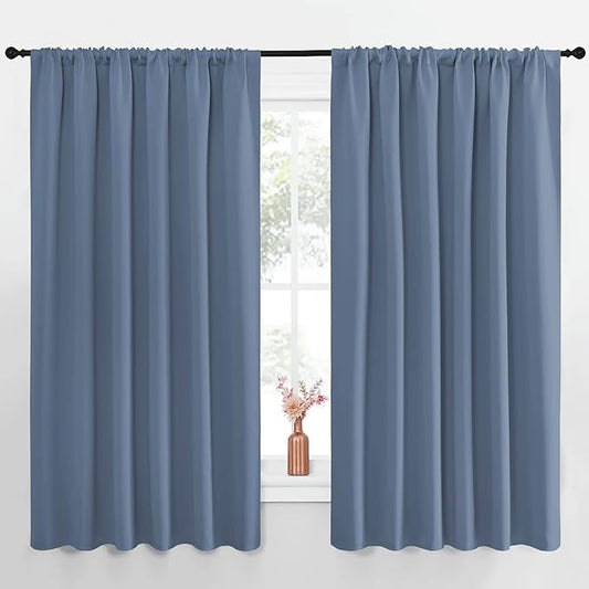 NICETOWN Blackout Curtains for Bedroom, Window Treatment Energy Saving Thermal by NICETOWN