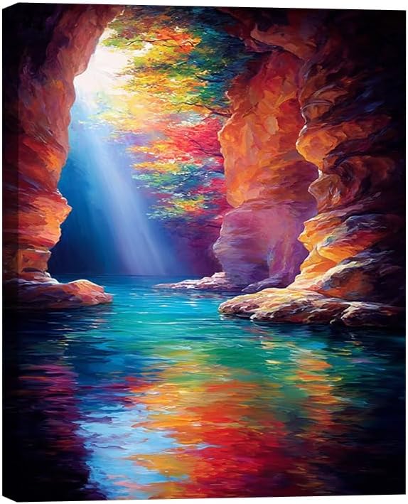 Serene Landscape Canvas Wall Art by Unknown