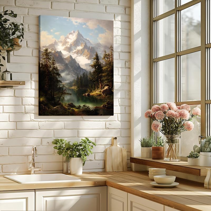 Serene Landscape Canvas Wall Art - Image 6