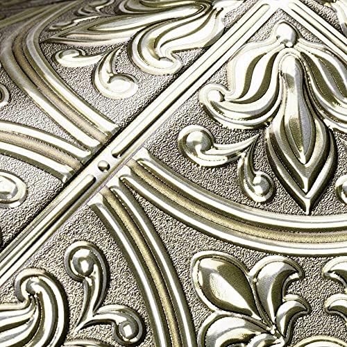 RoomMates StickTiles Gold Tin | Peel and Stick | Pack of 2 - Image 2