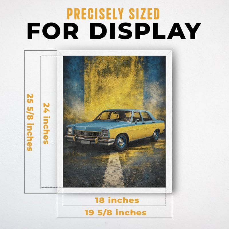 InkFlow Posters Vintage Car Canvas Poster - Image 3