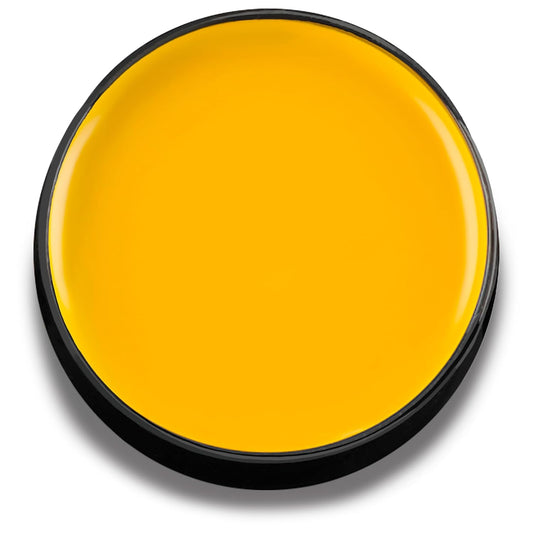 Mehron Makeup Color Cups | Stage, Foundation, Face Paint, Body Paint, Halloween | Face Paint Makeup | Greasepaint .5 oz (14 g) (Yellow)