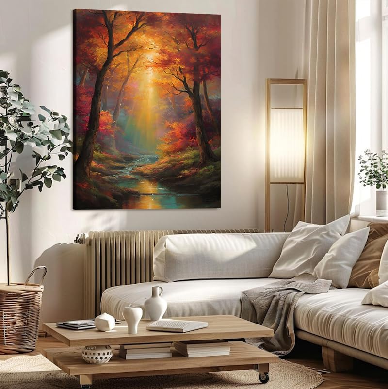 Serene Landscape Canvas Wall Art - Image 2