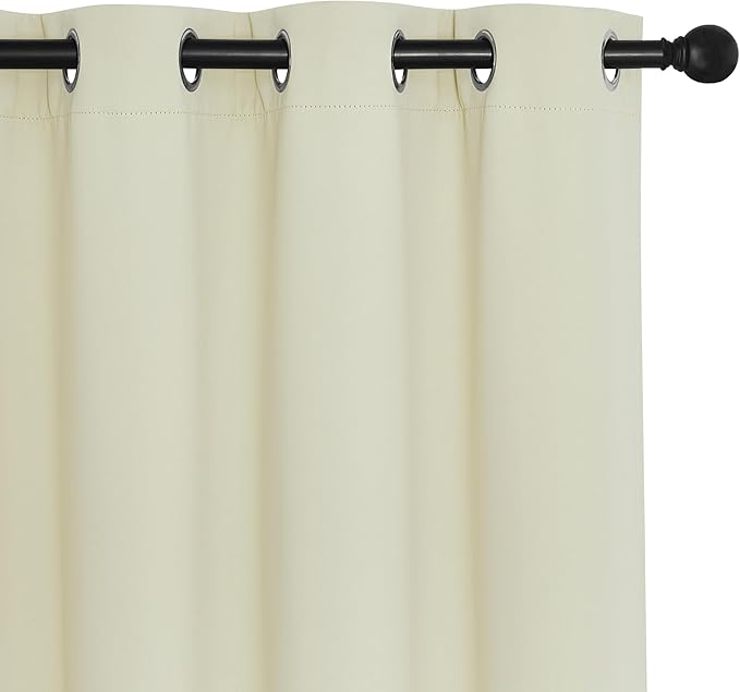NICETOWN Blackout Curtains 72 inches Long, Grommet Privacy Window Treatment - Image 7