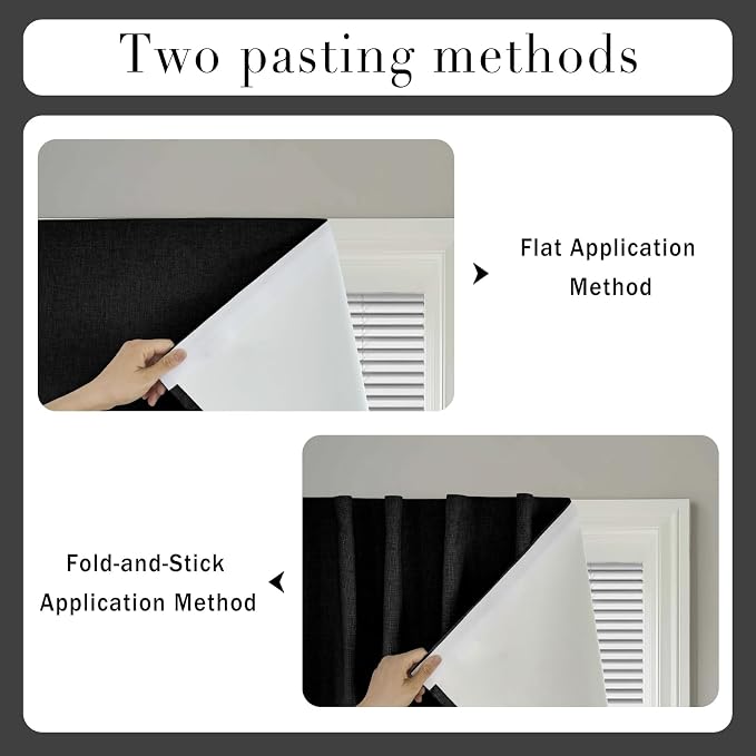 Adhesive 100% Blackout Curtain - Image 5