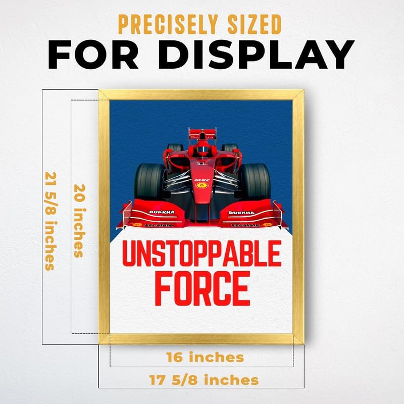 InkFlow Posters Racing Car Canvas Poster - Image 3