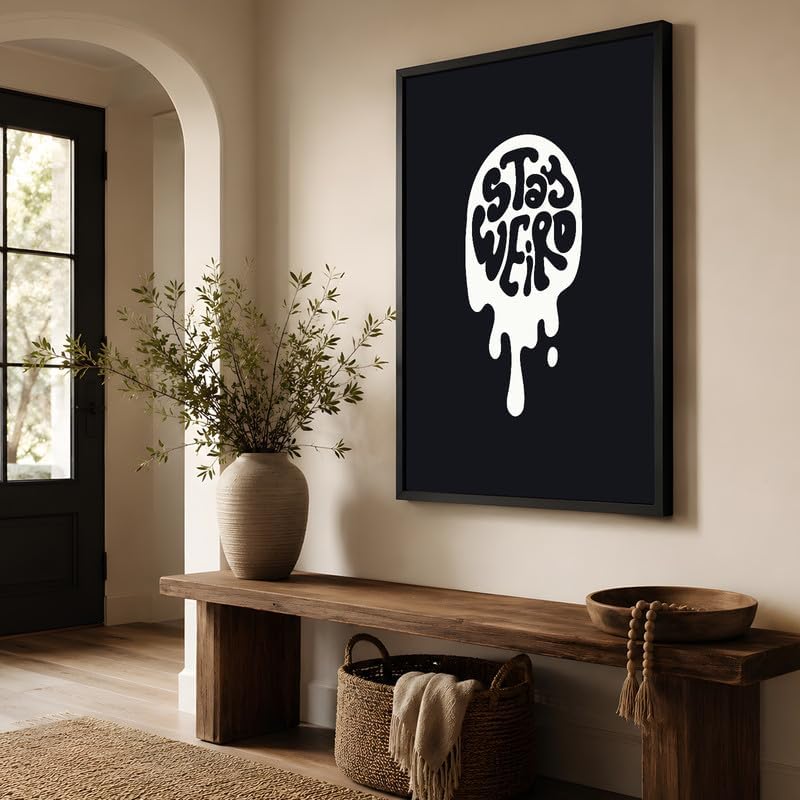InkFlow Posters Stay Weird Canvas Poster - Image 4