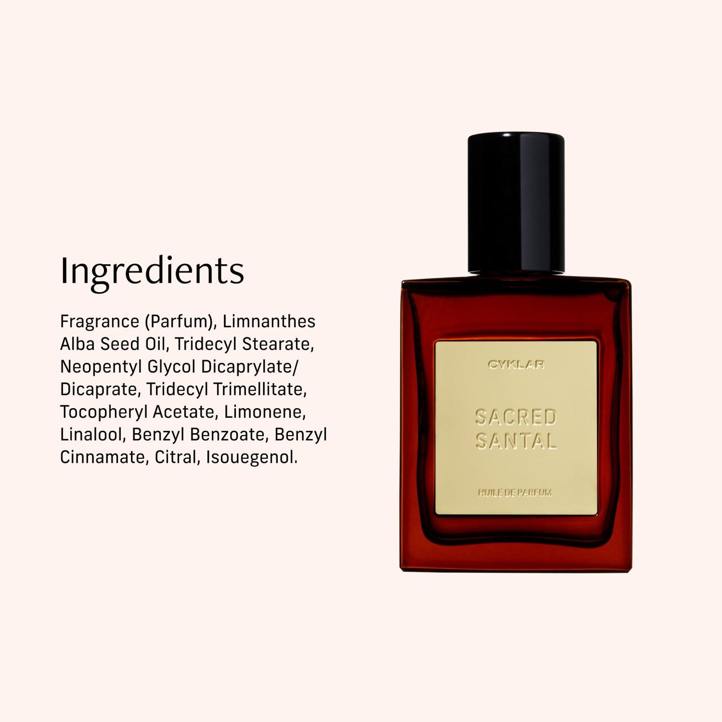 Perfume Oil Roll-on. Travel-Friendly Sacred Santal Fragrance with Bergamot, Amber, and Musk Notes. Long-Lasting Essential Oil Parfum for Women and Men. 0.5 Fl Oz Scented Rollerball Bottle