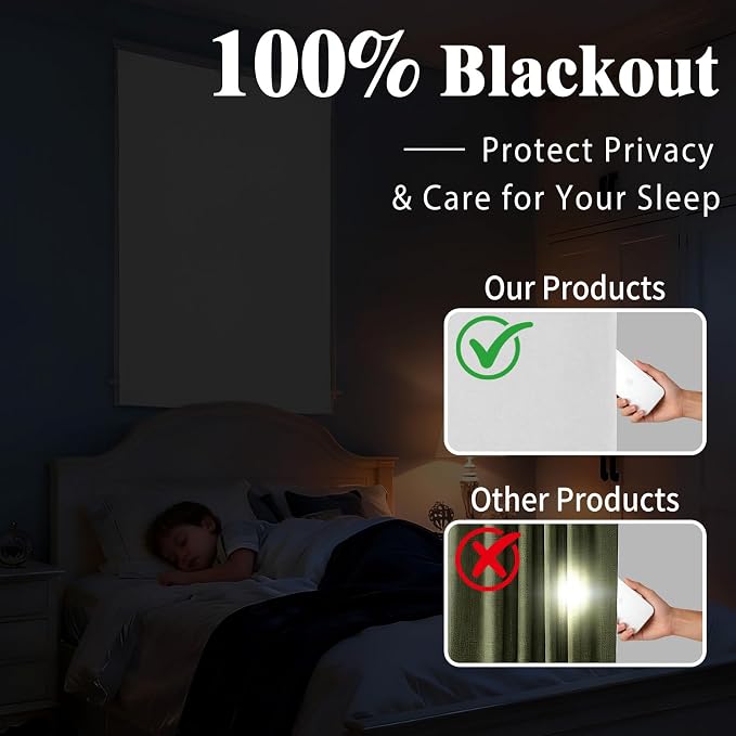 No-Drill 100% Blackout Shade - Image 2