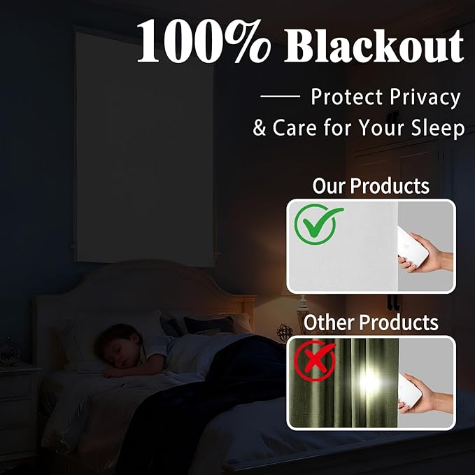 No-Tools 100% Blackout Shade - Image 2