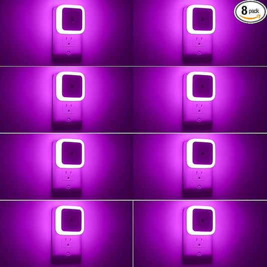Sujeet Night Light, Night Lights Plug into Wall 8-Pack, Nightlight Plug in by Sujeet