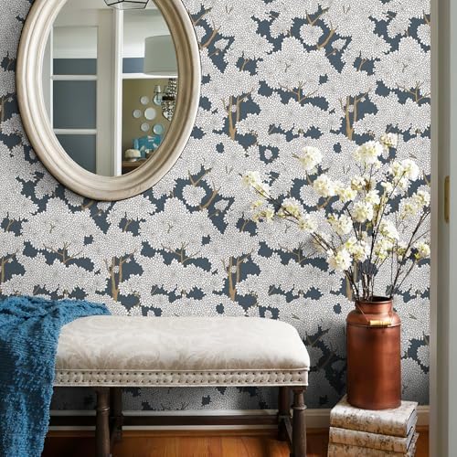 JiffDiff Tree Wallpaper Peel and Stick Jungle Wall Paper Forest Mural Stick on by wallpaper