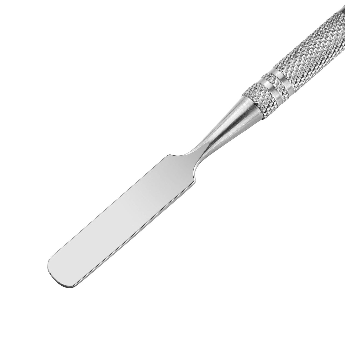 5Pcs Makeup Spatula tool metal Set Professional Beauty Stainless Steel Cosmetics Mixer Long Metal Spatula Depotting Mixing Tool (#2)