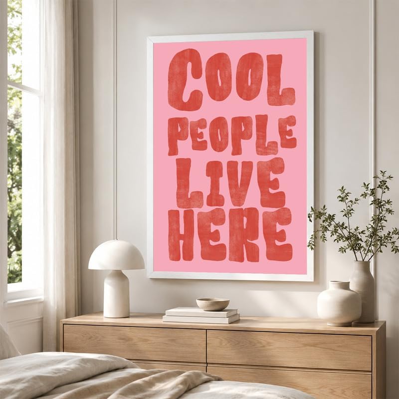 InkFlow Posters Cool People Live Here Canvas Poster - Image 3