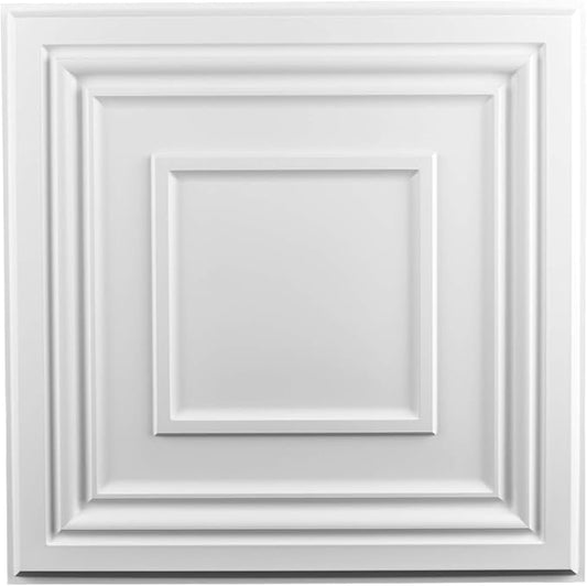 Art3d Drop Ceiling Tiles 24x24in., Wainscoting Panels Glue Up 2ft x 2ft by Art3d