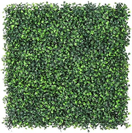 Sunnyglade 12 Pieces 20"x 20" Artificial Boxwood Panels Topiary Hedge Plant by Sunnyglade