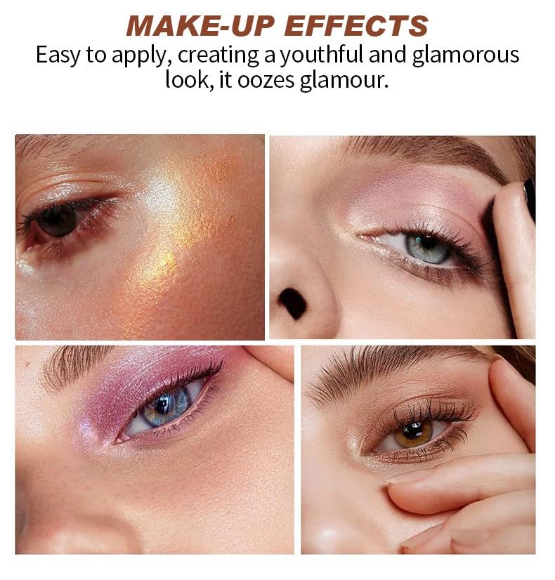 12 Colors Pink Eyeshadow Palette, Mini All in One Blush, Eyebrow & Eye Makeup Kit, Highly Pigmented Matte & Shimmer Shades, Big Artist Comprehensive Facial Makeup, Travel Friendly (02)