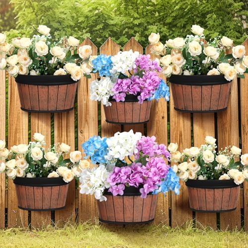 Layhit 6 Pcs Wall Hanging Planters, 12 Inches, 10 Inches by ShungLan