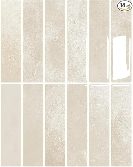 Peel and Stick Backsplash 3D Wall Tiles, Self-Adhesive, Oil Proof, Waterproof by DAGOU