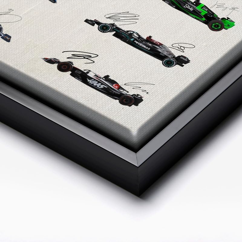 InkFlow Posters Car Racing Canvas Poster - Image 2