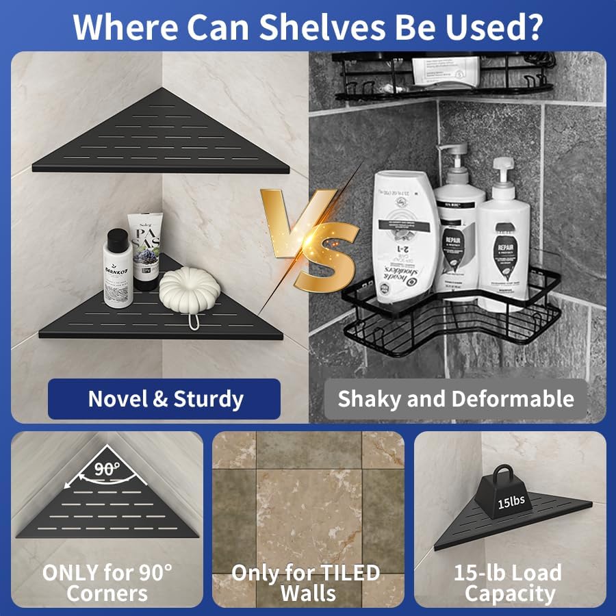 Corner Shower Shelf - Image 5