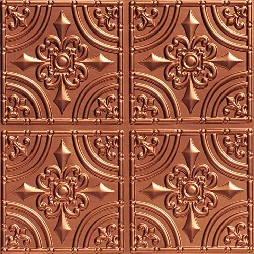 From Plain To Beautiful In Hours 205cr-24x24 Wrought Iron Ceiling Tile by DecorativeCeilingTiles