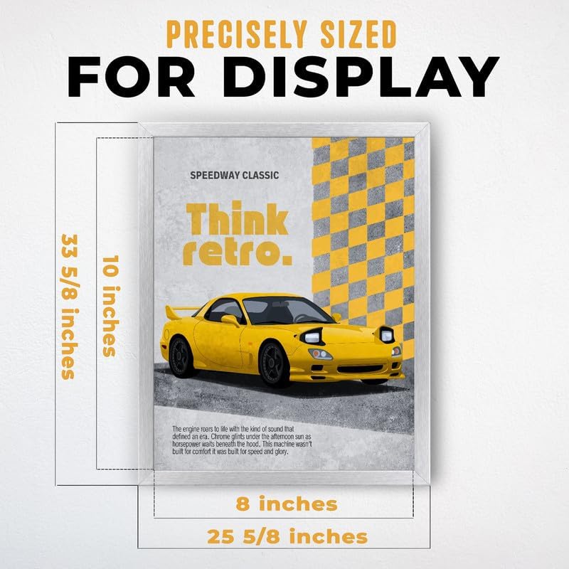 InkFlow Posters Retro Sports Car Canvas Poster - Image 3