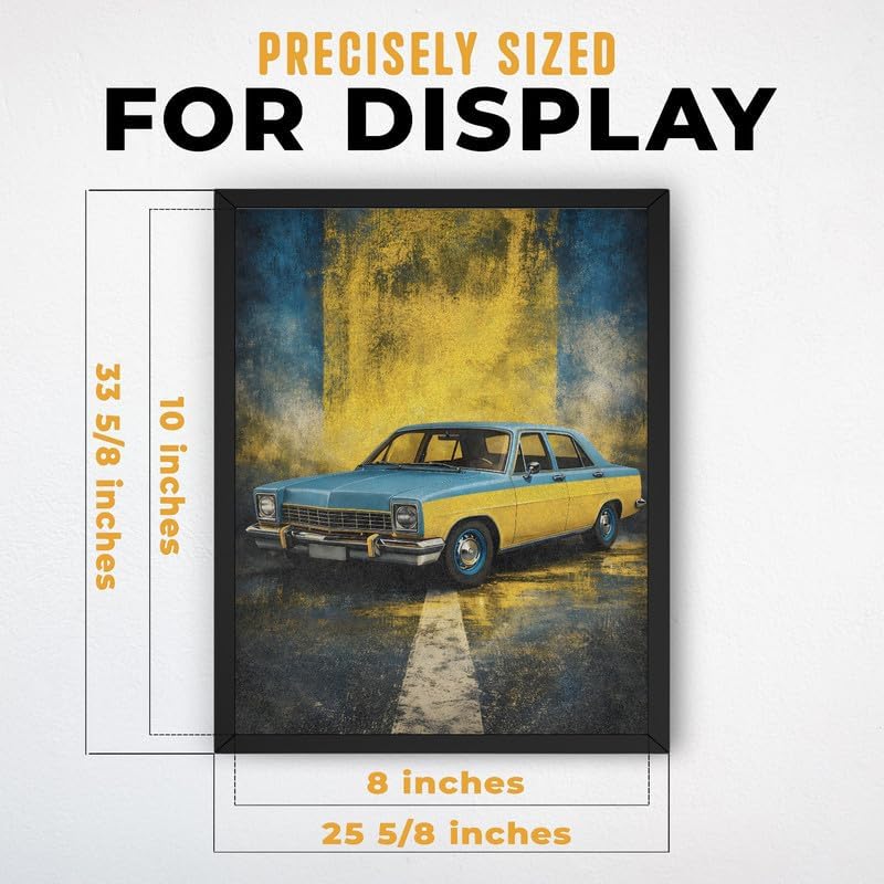 InkFlow Posters Vintage Car Canvas Poster - Image 3