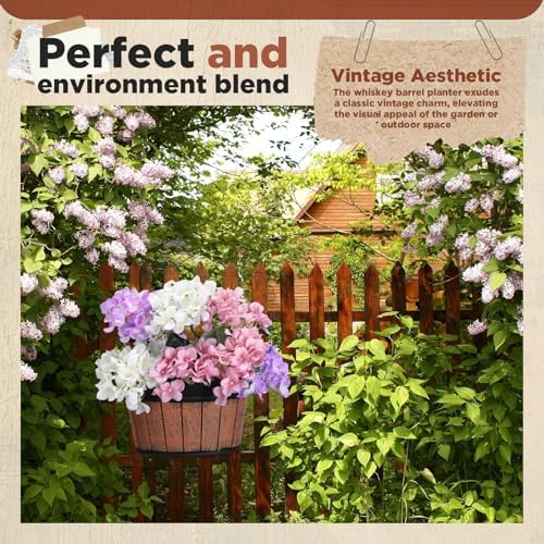 Layhit 6 Pcs Wall Hanging Planters, 12 Inches - Image 3