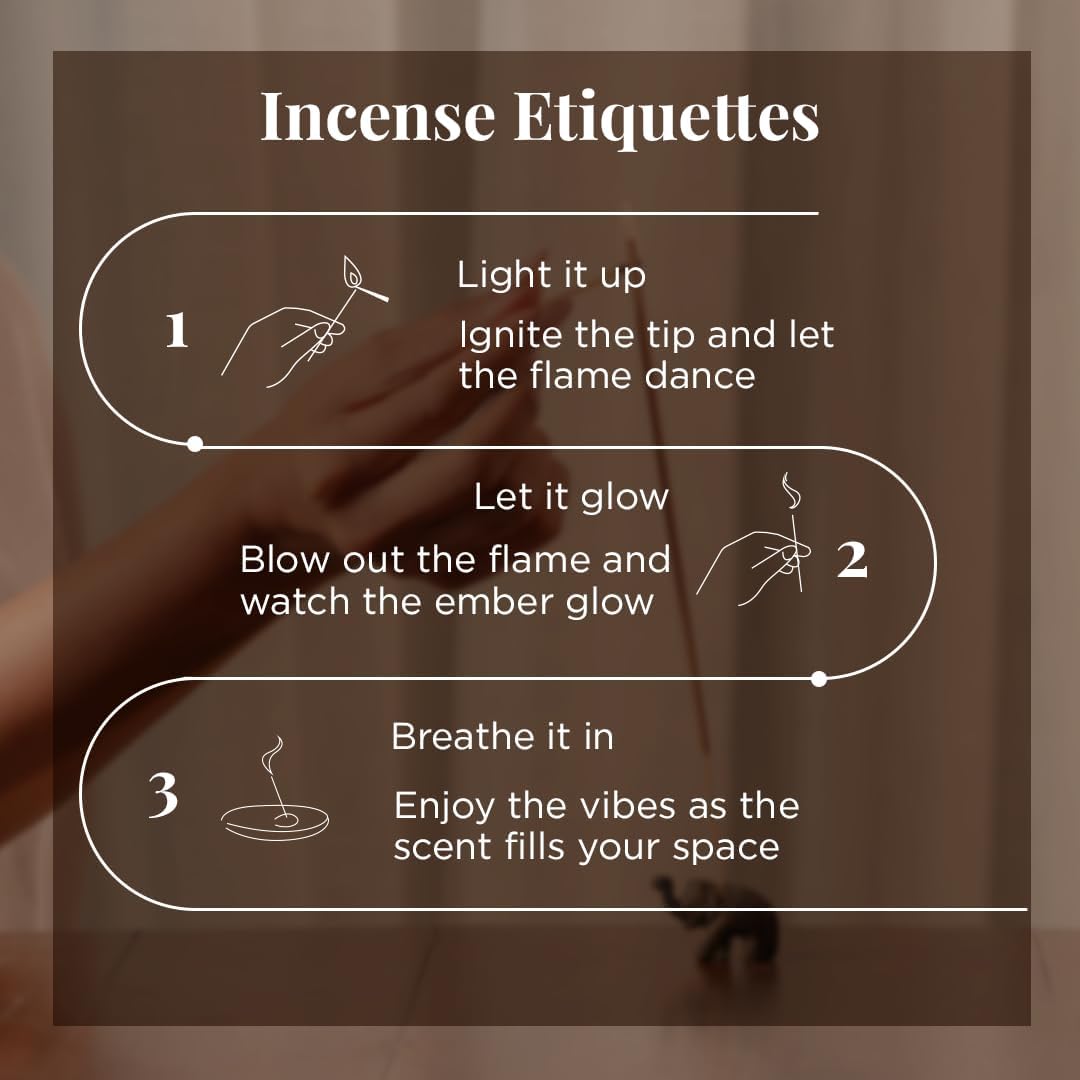 Folkulture Oud Incense Sticks | Set of 100 Insence-Sticks with Holder for Relaxation | Aqua Oudh Incense | Organic, Slow Burning & Non Toxic Inscents for Meditation | Oudh