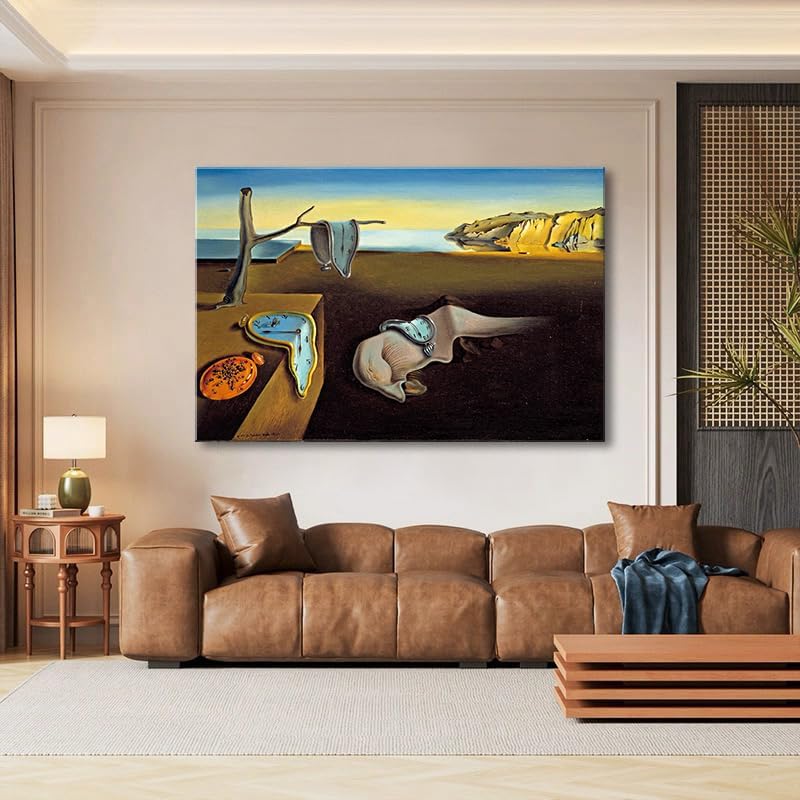 weiyiart Salvador Dali Canvas Wall Art The Persistence of Memory Painting - Image 4