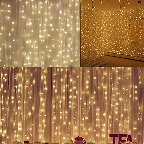 Twinkle Star 600 LED Window Curtain String Light - Image 5