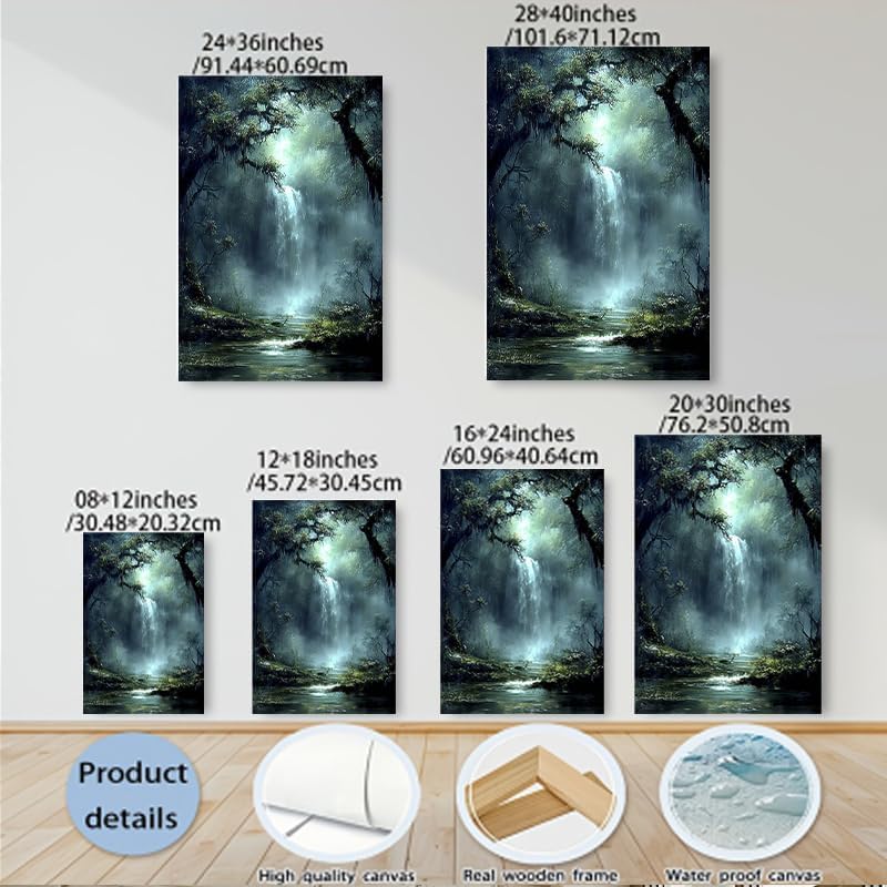 Serene Landscape Canvas Wall Art - Image 5