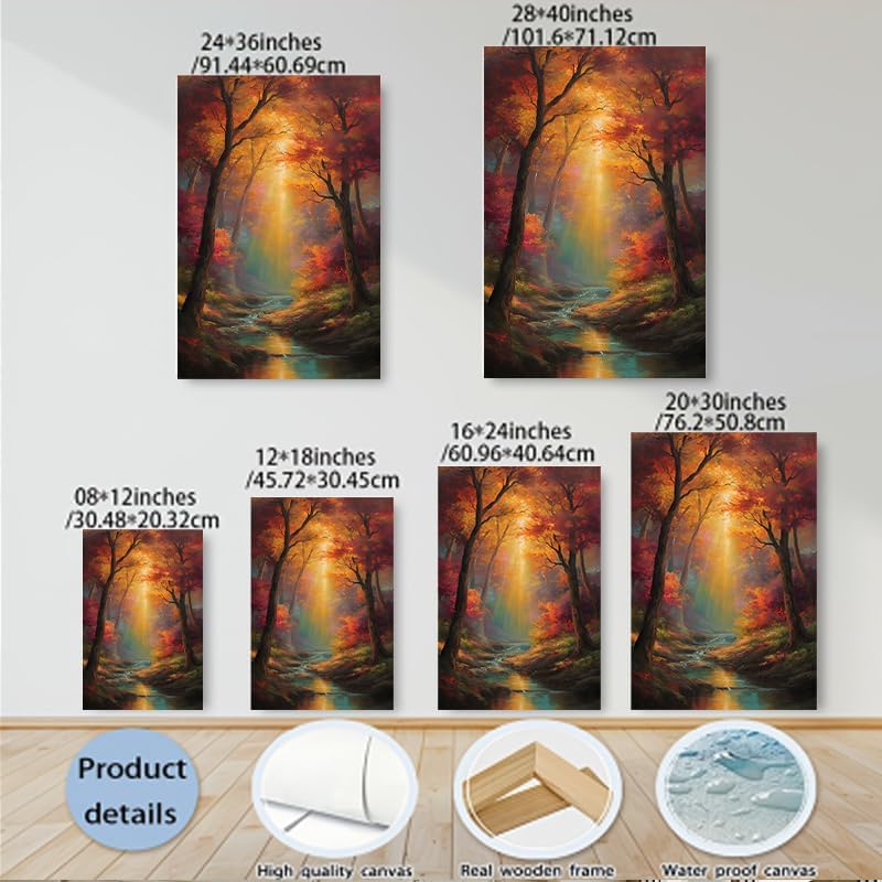 Serene Landscape Canvas Wall Art - Image 5