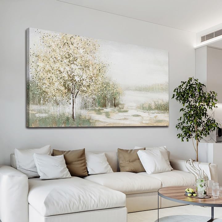 Canvas Wall Art Decor Large Green Wall Art by TQJYILUFAART