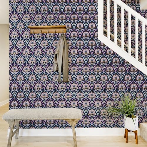 Main Street Peel and Stick Wallpaper Sheets, Modern Art Deco - Image 3