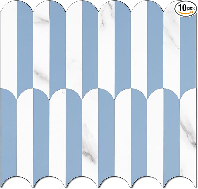 Vamos Tile Peel and Stick Backsplash Seamless Tile, 10-Sheets Stick on by VamosTile