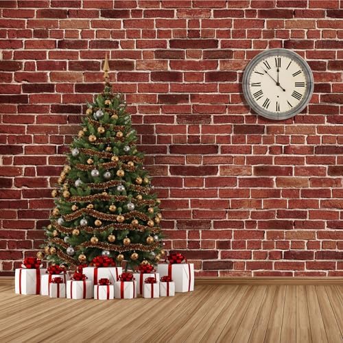 Chuangdi 2Pcs 4.5 x 9ft Brick Stone Backdrop Wallpaper Tablecloth - Image 4